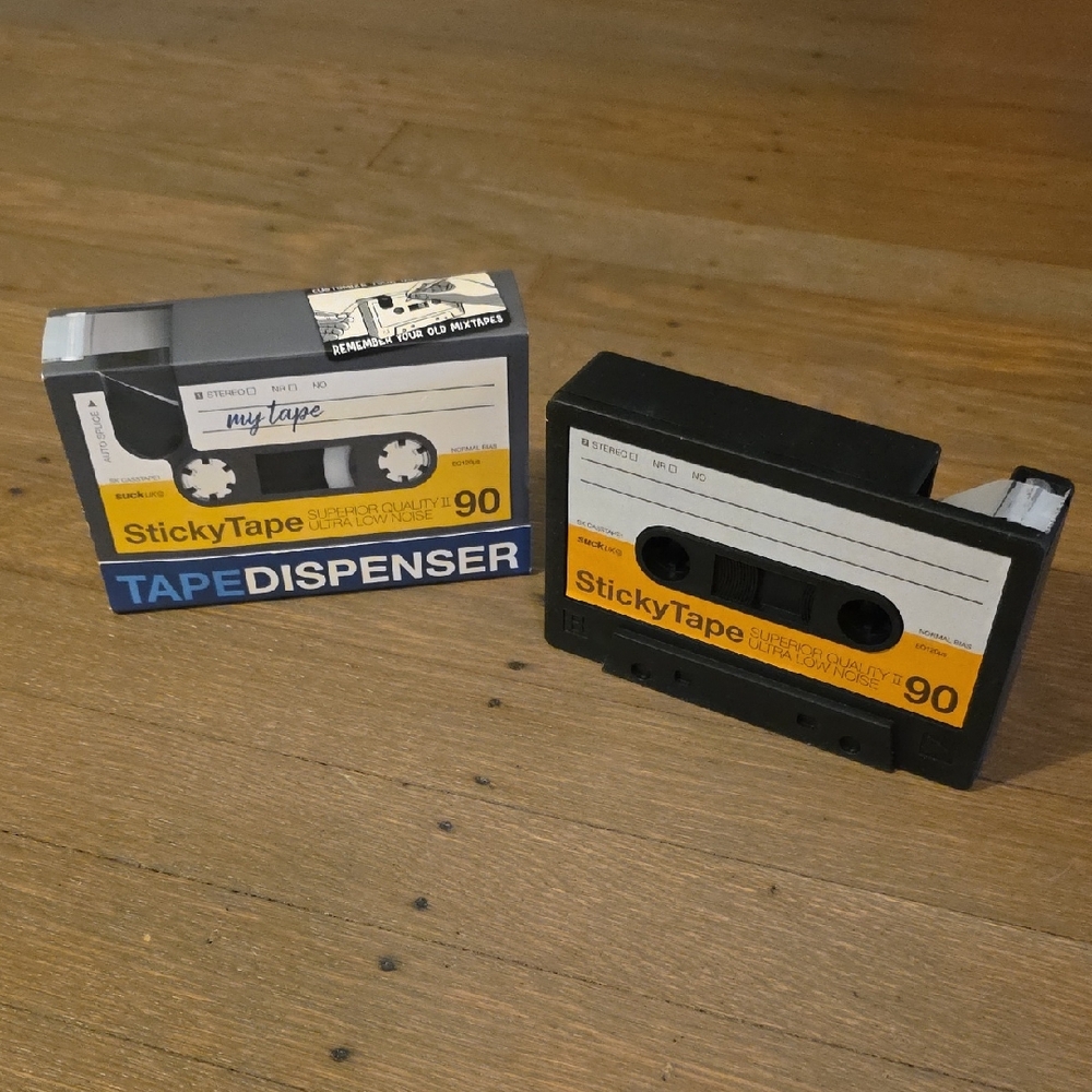 Retro Cassettee Tape Tape Dispenser - Picture 2 of 3